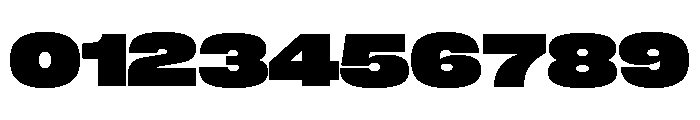Neue Corp Extended Heavy Font OTHER CHARS