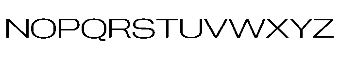 Neue Corp Extended Light Font UPPERCASE