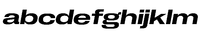Neue Corp Extended Semibold Italic FONT