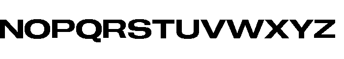 Neue Corp Extended Semibold Font UPPERCASE