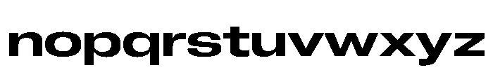 Neue Corp Extended Semibold Font LOWERCASE