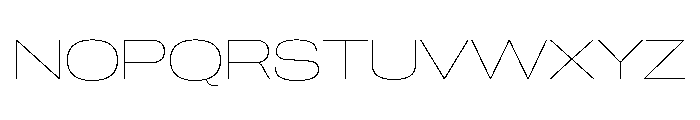 Neue Corp Extended Thin Font UPPERCASE