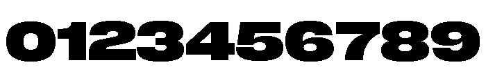 Neue Corp Extended Ultrabold Font OTHER CHARS