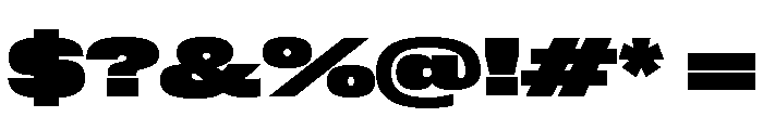 Neue Corp Heavy 2 Font OTHER CHARS