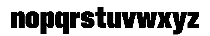 Neue Corp Heavy 3 Font LOWERCASE