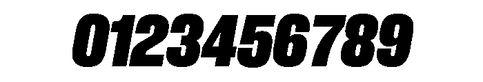 Neue Corp Heavy Italic 3 Font OTHER CHARS