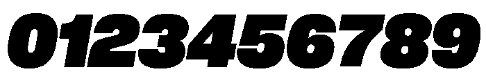 Neue Corp Heavy Italic 4 Font OTHER CHARS