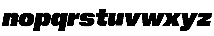 Neue Corp Heavy Italic 4 Font LOWERCASE