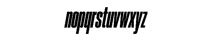 Neue Corp Heavy Italic Font LOWERCASE