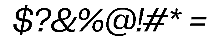 Neue Corp Italic 4 Font OTHER CHARS