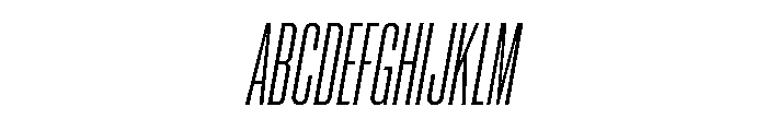 Neue Corp Italic Font UPPERCASE