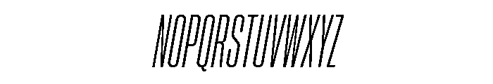 Neue Corp Italic Font UPPERCASE