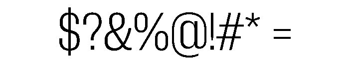 Neue Corp Light 3 Font OTHER CHARS