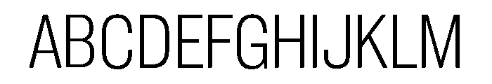 Neue Corp Light 3 Font UPPERCASE