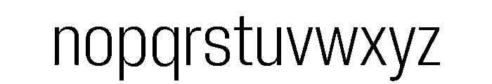 Neue Corp Light 3 Font LOWERCASE