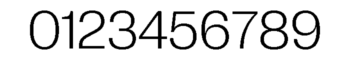 Neue Corp Light 4 Font OTHER CHARS