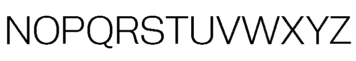 Neue Corp Light 4 Font UPPERCASE