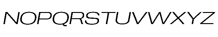 Neue Corp Light Italic 2 Font UPPERCASE