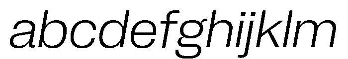 Neue Corp Light Italic 4 FONT