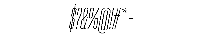 Neue Corp Light Italic Font OTHER CHARS