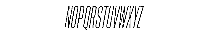 Neue Corp Light Italic Font UPPERCASE
