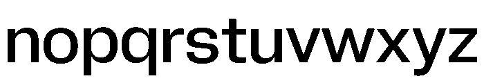 Neue Corp Medium 4 Font LOWERCASE