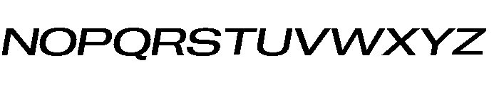 Neue Corp Medium Italic 2 Font UPPERCASE