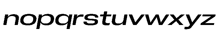 Neue Corp Medium Italic 2 Font LOWERCASE