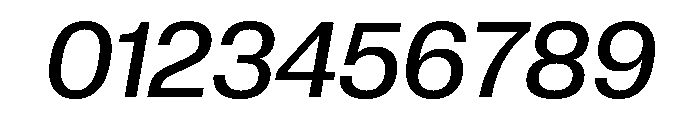 Neue Corp Medium Italic 4 Font OTHER CHARS