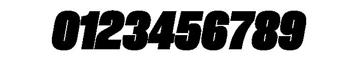 Neue Corp Narrow Black Italic Font OTHER CHARS