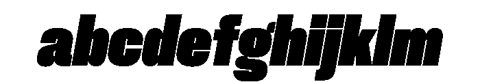 Neue Corp Narrow Black Italic FONT