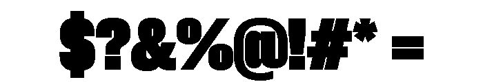 Neue Corp Narrow Black Font OTHER CHARS