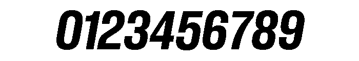 Neue Corp Narrow Bold Italic Font OTHER CHARS
