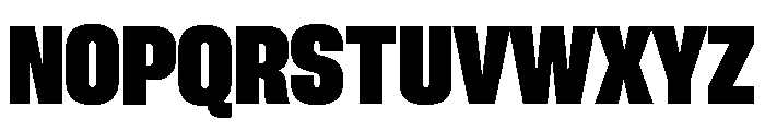 Neue Corp Narrow Heavy Font UPPERCASE
