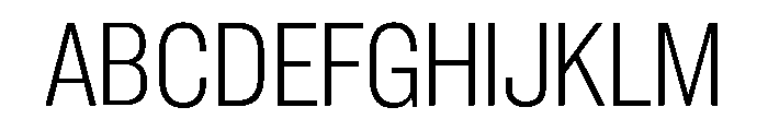 Neue Corp Narrow Light Font UPPERCASE