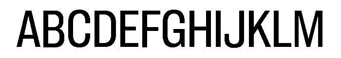 Neue Corp Narrow Medium 2 Font UPPERCASE