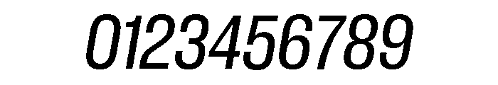 Neue Corp Narrow Medium Italic Font OTHER CHARS