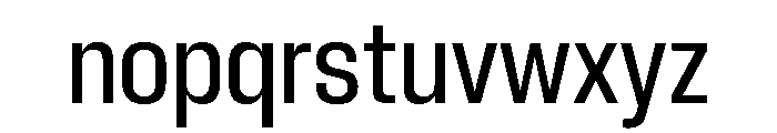 Neue Corp Narrow Medium Font LOWERCASE