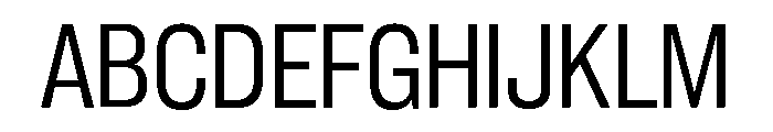 Neue Corp Narrow Font UPPERCASE