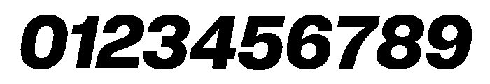 Neue Corp Normal Bold Italic Font OTHER CHARS