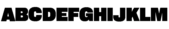 Neue Corp Normal Heavy Font UPPERCASE
