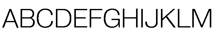 Neue Corp Normal Light Font UPPERCASE
