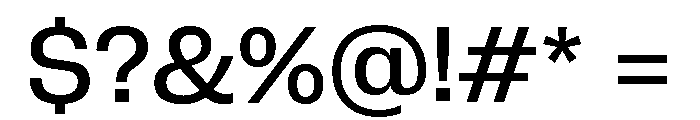 Neue Corp Normal Medium Font OTHER CHARS