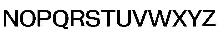 Neue Corp Normal Medium Font UPPERCASE
