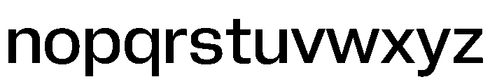 Neue Corp Normal Medium Font LOWERCASE