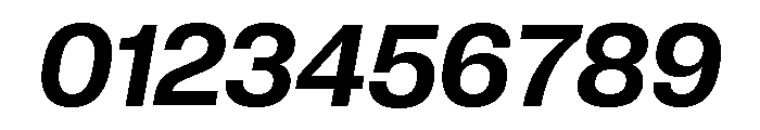 Neue Corp Normal Semibold Italic Font OTHER CHARS