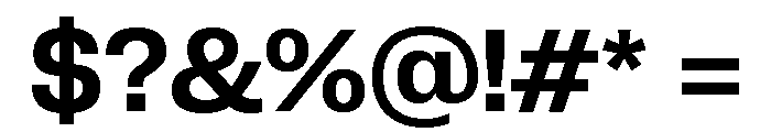 Neue Corp Normal Semibold Font OTHER CHARS