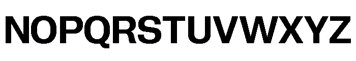 Neue Corp Normal Semibold Font UPPERCASE