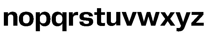 Neue Corp Normal Semibold Font LOWERCASE