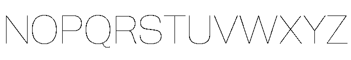 Neue Corp Normal Thin Font UPPERCASE